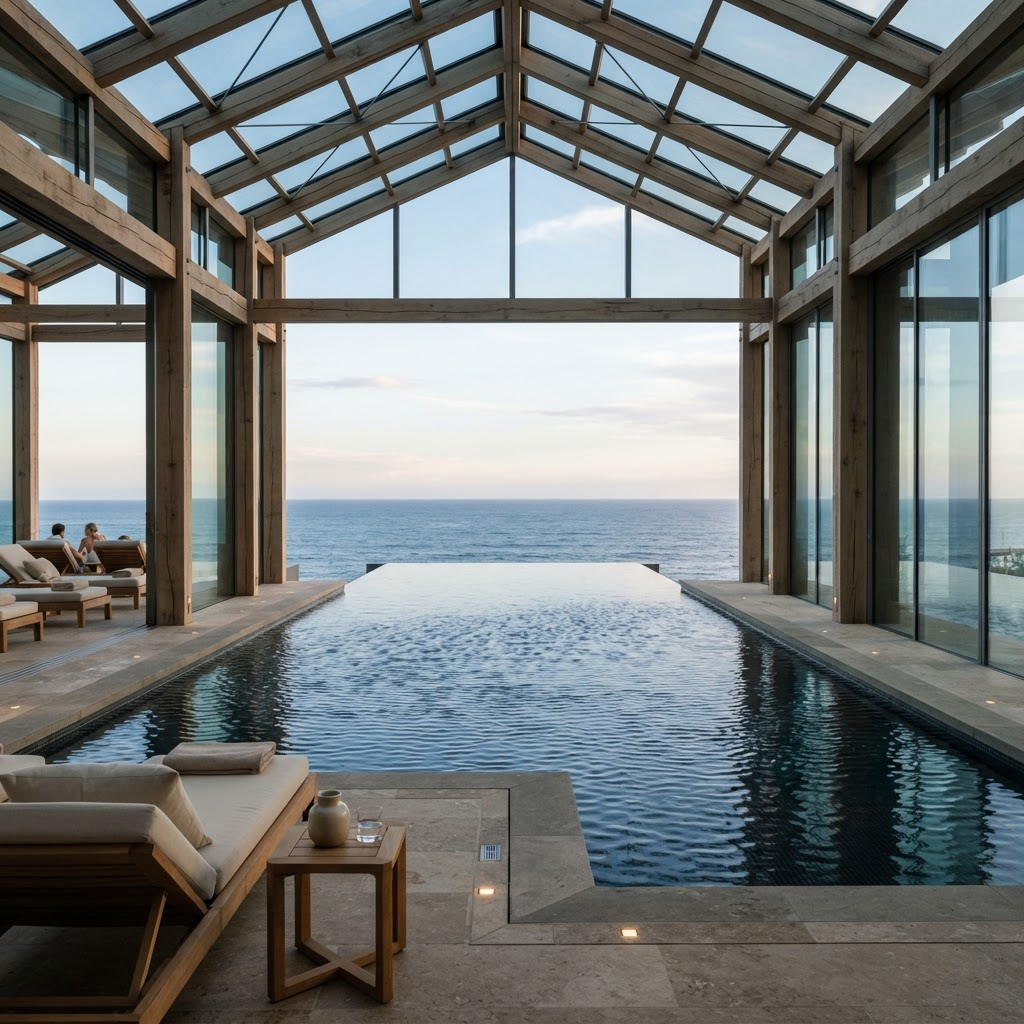Aquatic Serenity interior at Oasis Pier