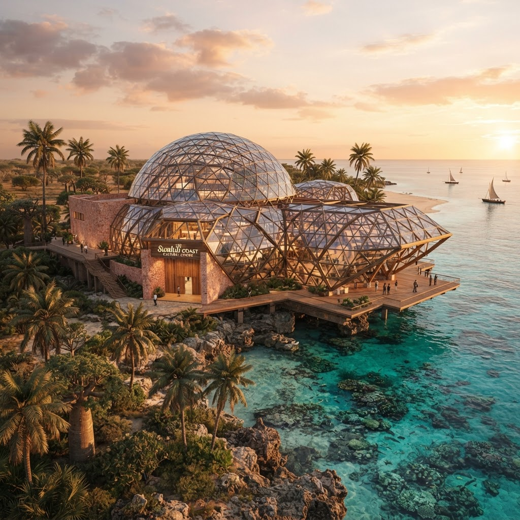 Oasis Pier adapted to a Indian Ocean Nations coastline