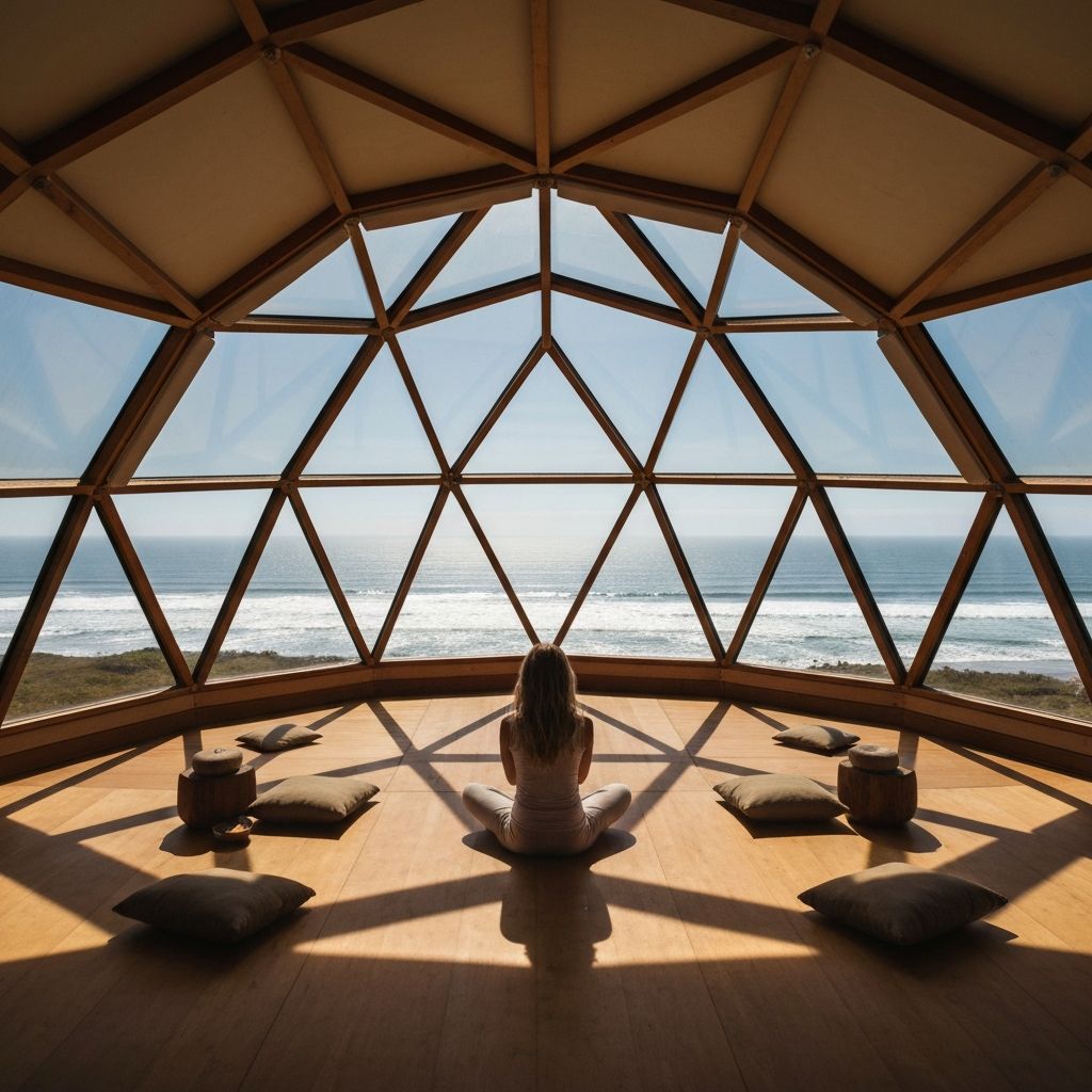 Meditation space in dome apex